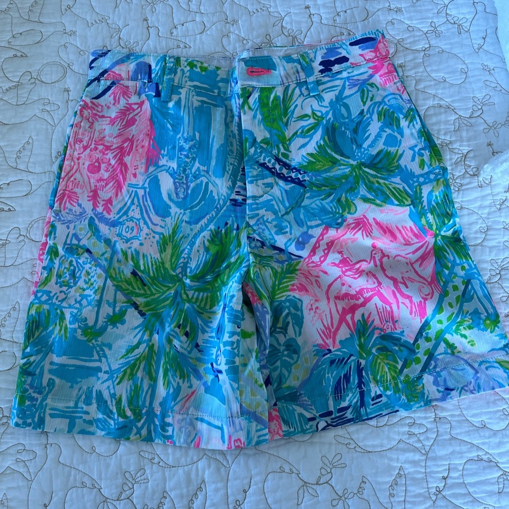 Lilly Pulitzer boys bohemian queen shorts size 10